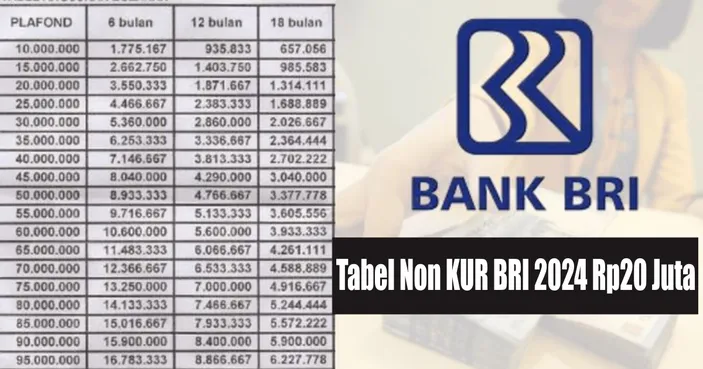 List Pinjaman Bank BRI 2024