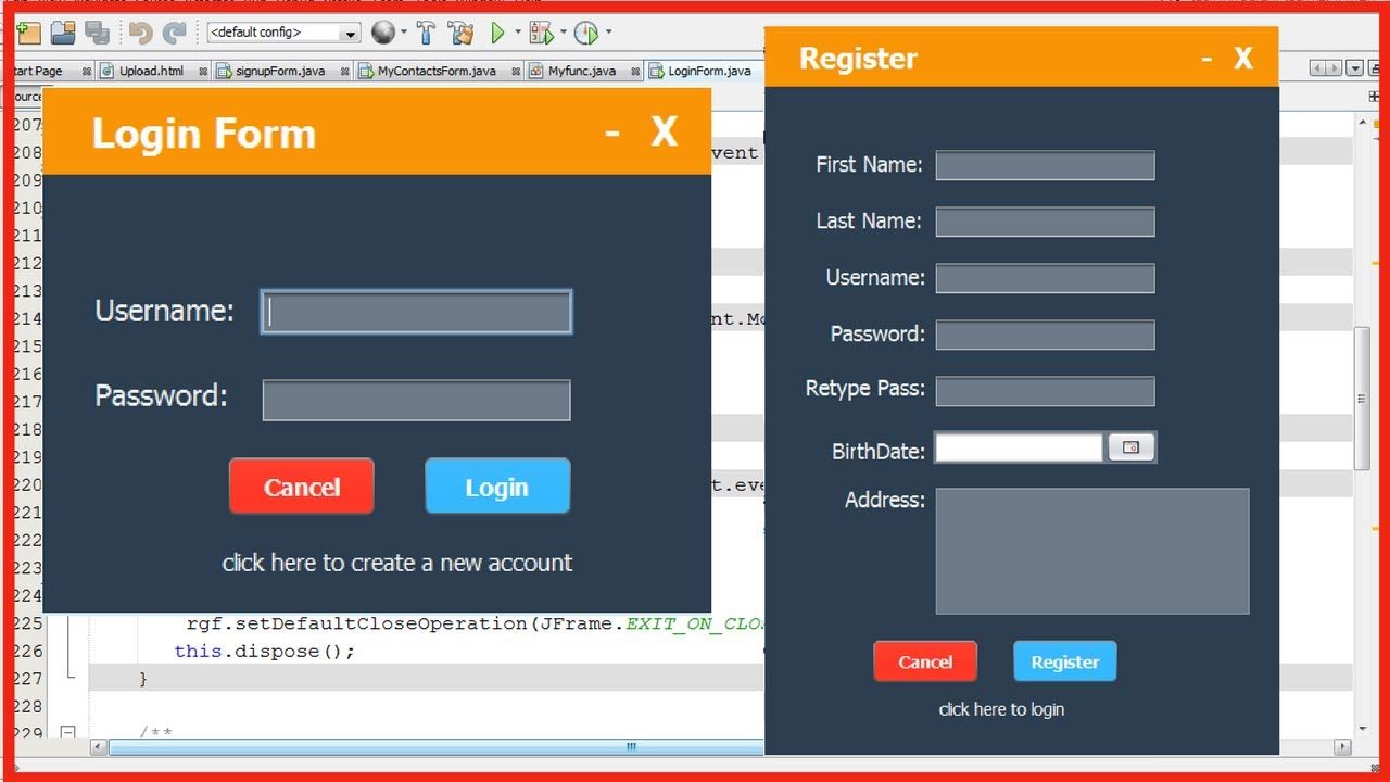 Contoh Desain Form Peminjaman Inventaris Netbeans 2024