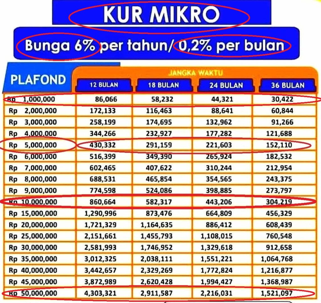 Batas Maksimal Pinjaman Dana Kur Bri 2024