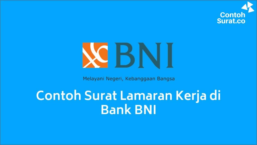 Contoh Surat Ijin Usaha Untuk Peminjaman Ke Bank Bni 2024