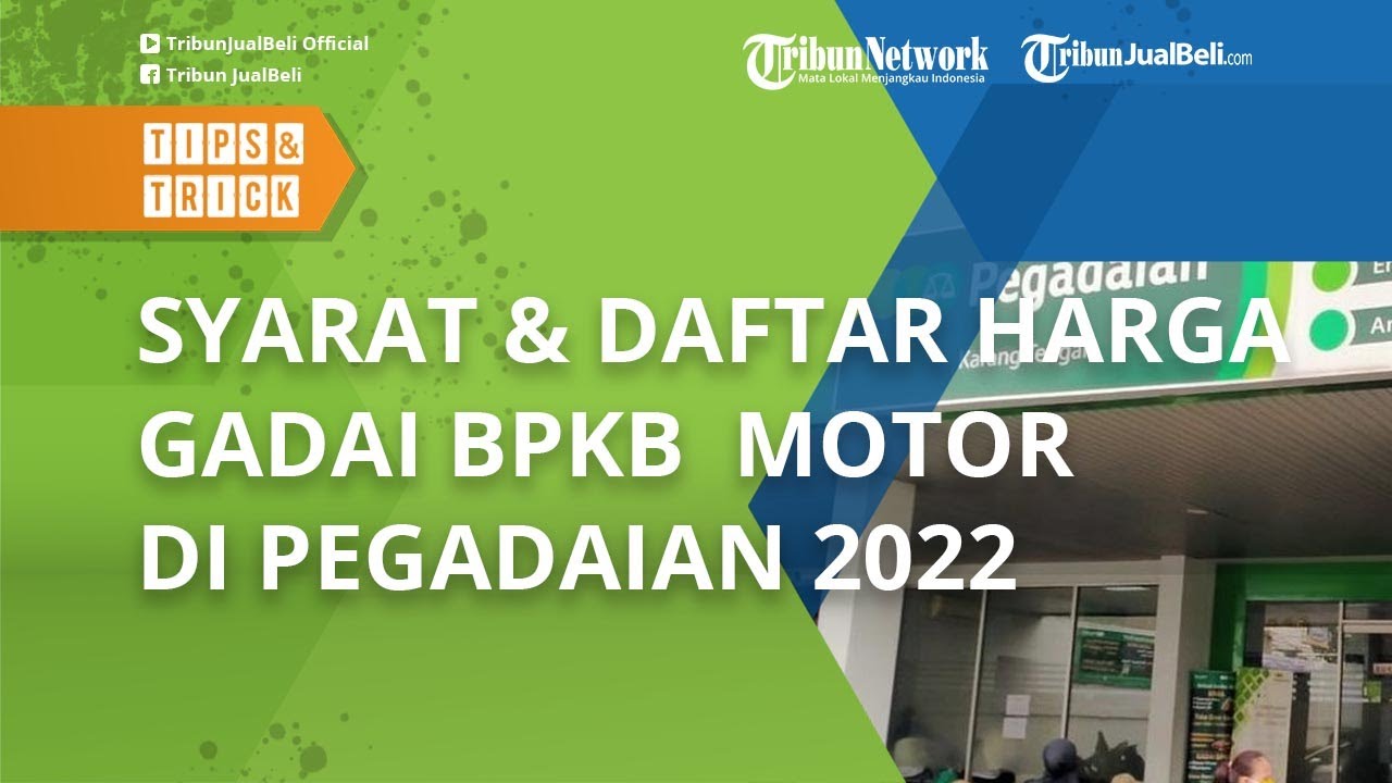 Cara Pinjam Uang Di Pegadaian Jaminan BPKB Motor 2024